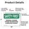 Signmission Safety Culture Sign, 10 in Width, Aluminum, Rectangle OS-2PACK-SF-A-710-L-10688 - alternate 5